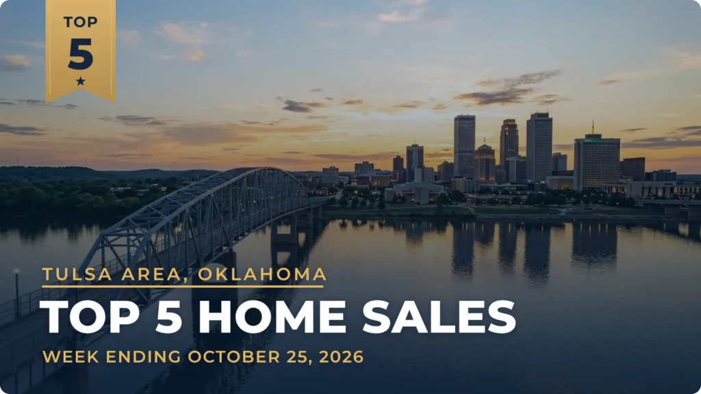 Tulsa Area, Oklahoma Top 5 Home Sales: Bolewood Acres Home Leads at $1.65 Million