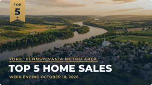 York, Pennsylvania Metro Area Top 5 Home Sales: $1.3 Million Spring Grove Farmhouse Leads a Week of Acreage
